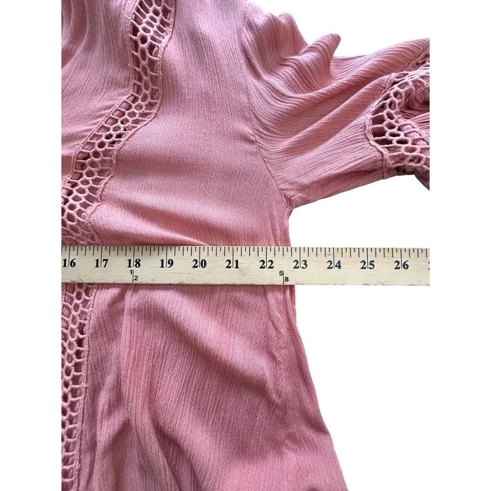 Free People Dress Small Just the Two of Us Boho Balloon Sleeve Babydoll‎ #K2-3